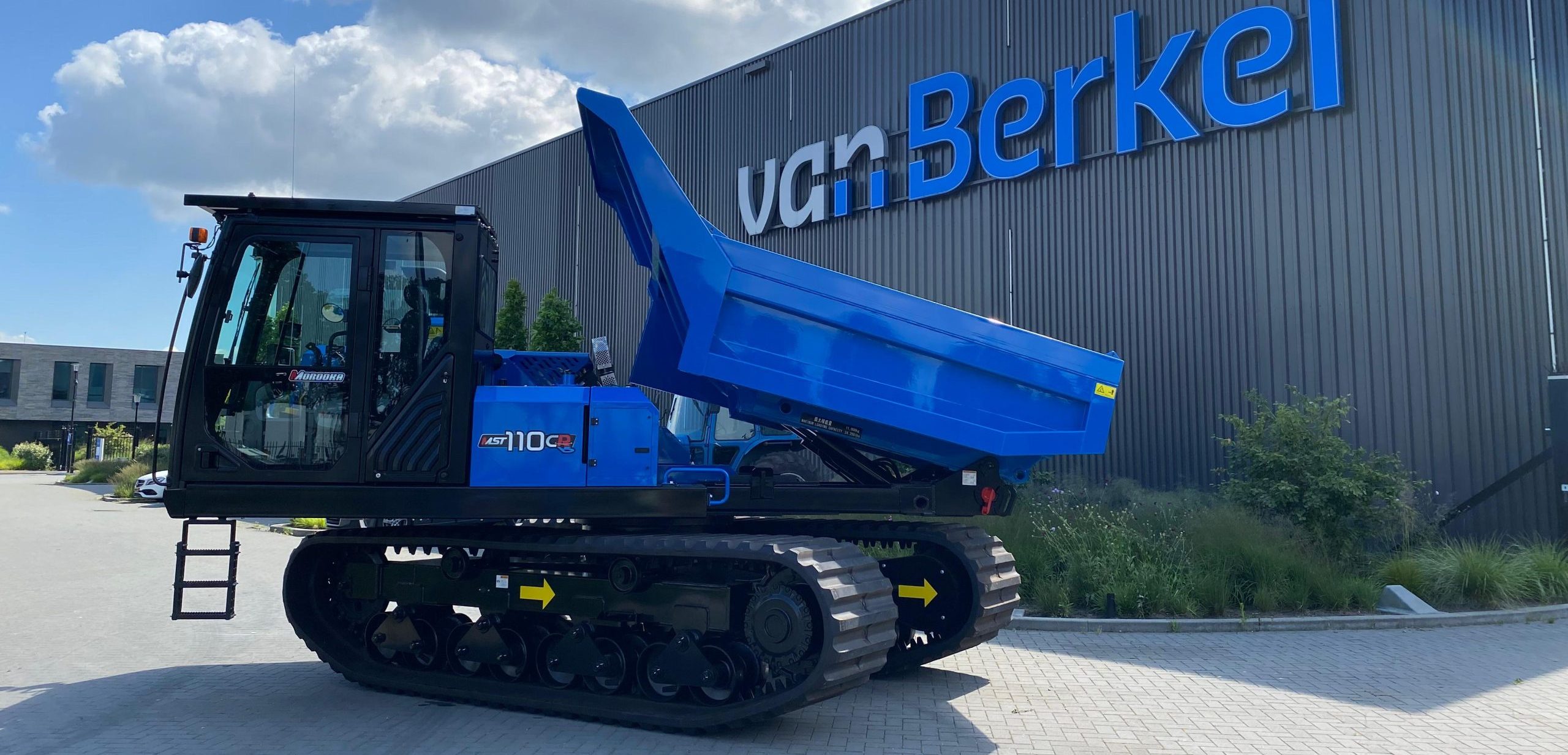 Nieuwe rupsdumper Van Berkel